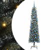 vidaXL Uměl&yacute; v&aacute;nočn&iacute; stromeček Zelen&aacute; 180 cm PVC, plast a ocel