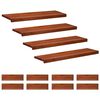 vidaXL Schodi&scaron;ťov&eacute; n&aacute;&scaron;lapy 12 ks 90 x 30 x 2 cm Hněd&aacute;