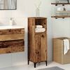 vidaXL Koupelnov&aacute; skř&iacute;ňka old wood 30 x 30 x 100 cm kompozitn&iacute; dřevo