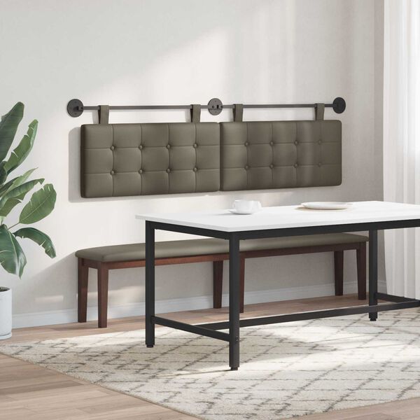 vidaXL Z&aacute;věsn&aacute; čeln&iacute; deska N&aacute;stěnn&yacute; Uměl&aacute; kůže