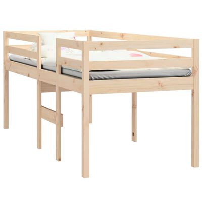 vidaXL Patrová postel 90 x 200 cm masivní borové dřevo