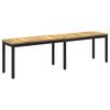 vidaXL Zahradn&iacute; lavice 161 x 35 x 45 cm Masivn&iacute; ak&aacute;tov&eacute; dřevo
