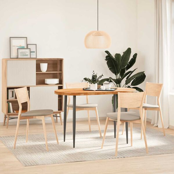 vidaXL Stoln&iacute; deska světle hněd&aacute; 120x60x4 cm masivn&iacute; dub ov&aacute;ln&yacute;