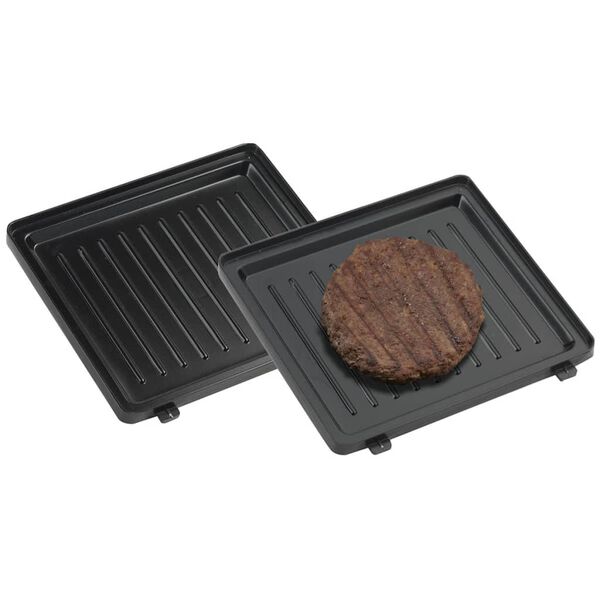 Bestron Sendvičovač 3-v-1 vaflovač a toustovač 520 W černý ADM2003Z