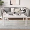 vidaXL Konferenčn&iacute; stolek b&iacute;l&yacute; 100 x 100 x 40 cm masivn&iacute; borov&eacute; dřevo