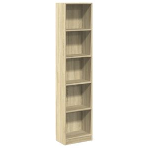 vidaXL Knihovna dub sonoma 40 x 24 x 176 cm kompozitn&iacute; dřevo