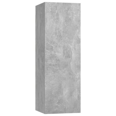 vidaXL TV stolek betonově šedý 30,5 x 30 x 90 cm dřevotříska