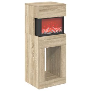 vidaXL Elektrick&yacute; krb Sonoma 35 x 30 x 86 cm Kompozitn&iacute; dřevo