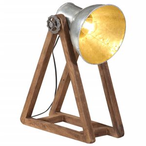 vidaXL Stoln&iacute; lampa 25 W vintage stř&iacute;brn&aacute; 30 x 17 x 40 cm E27