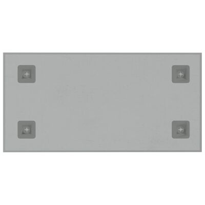 vidaXL Nástěnná magnetická tabule bílá 40 x 20 cm tvrzené sklo