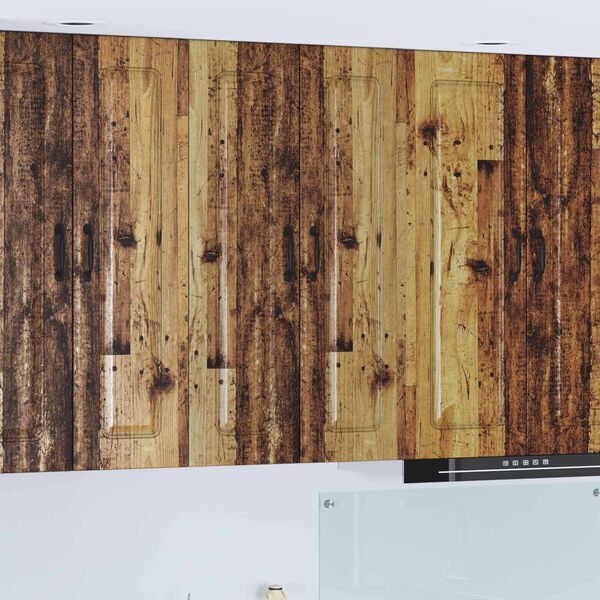 vidaXL Horní kuchyňská skříňka s policí Staré dřevo 60 x 31 x 100 cm