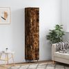 vidaXL Skř&iacute;ň highboard kouřov&yacute; dub 34,5 x 34 x 180 cm kompozitn&iacute; dřevo