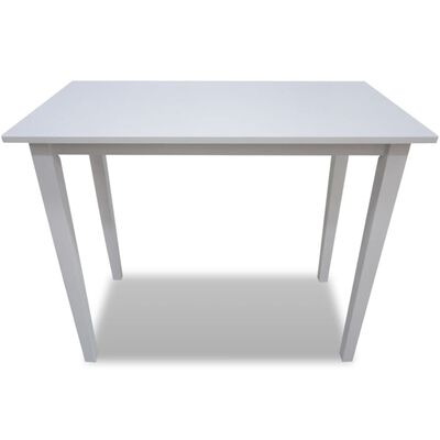 Bílý dřevěný barový stůl