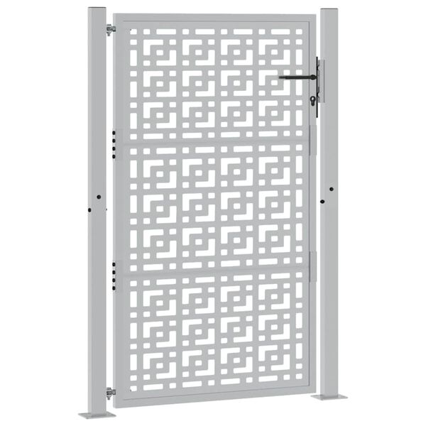 vidaXL Zahradní brána 100 x 150 cm odolná ocel s křížovým designem