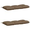 vidaXL Polstry na lavice VIANEN 2 ks 100% polyester Taupe