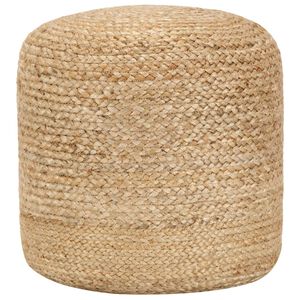 vidaXL Ručně vyroben&yacute; sedac&iacute; puf 40 x 45 cm juta