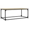 vidaXL Konferenčn&iacute; stolek dub sonoma 102x50x40 cm kompozit a železo