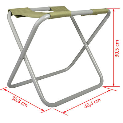 Esschert Design Zahradní stolička s kapsami na nářadí, šedá, GT85