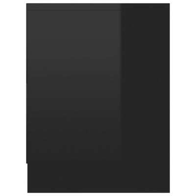 vidaXL Noční stolky 2 ks černé s vysokým leskem 40x30x40cm dřevotříska