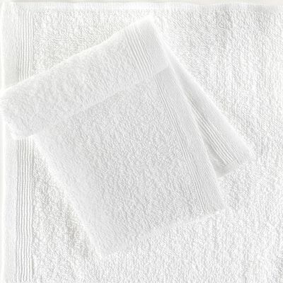 vidaXL Ručníky pro hosty 25 ks bavlna 350 g/m² 30 x 30 cm bílé