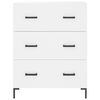 vidaXL Skř&iacute;ň highboard b&iacute;l&aacute; 69,5 x 34 x 180 cm kompozitn&iacute; dřevo
