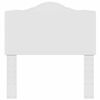vidaXL Čelo postele s čelo Bílá 75 cm Kompozitní dřevo