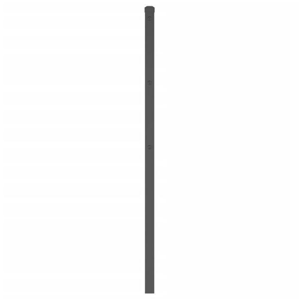 vidaXL Kovov&eacute; n&aacute;hradn&iacute; čelo postele čern&eacute; 200 cm