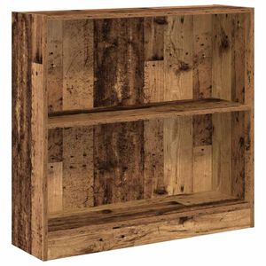 vidaXL Knihovna old wood 80 x 24 x 76 cm kompozitn&iacute; dřevo