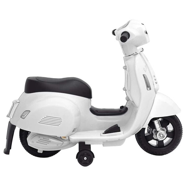vidaXL Dětsk&aacute; elektrick&aacute; motorka Vespa GTS300 b&iacute;l&aacute;