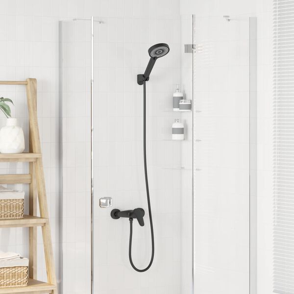 vidaXL Sada sprchov&eacute; hlavice Čern&aacute; G 1 / 2 palce