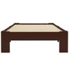 vidaXL Rám postele tmavě hnědý masivní borovice 90 x 200 cm