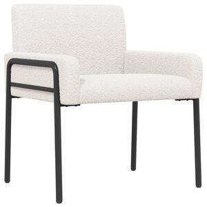 vidaXL Designov&eacute; křeslo Kr&eacute;mov&aacute; Boucl&eacute;