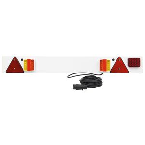 vidaXL Světlo na př&iacute;věs červen&eacute; 115 x 6 x 14 cm 12V LED ž&aacute;rovky