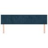 vidaXL Čelo postele tmavě modr&eacute; 100x5x78/88 cm samet