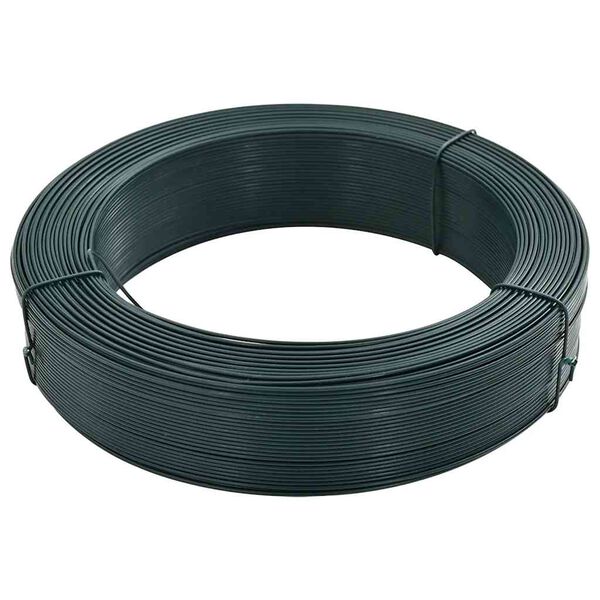 vidaXL Plotov&yacute; vyvazovac&iacute; dr&aacute;t 250 m 0,9/1,4 mm ocelov&yacute; černozelen&yacute;