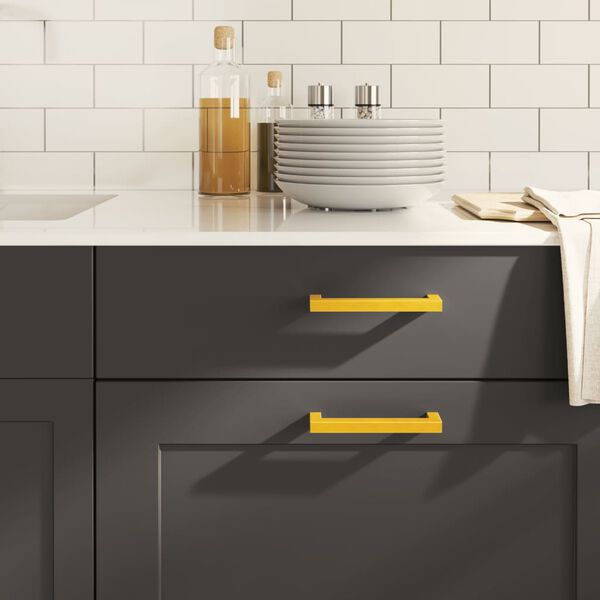 vidaXL N&aacute;bytkov&eacute; &uacute;chytky 20 ks zlat&eacute; 128 mm nerezov&aacute; ocel