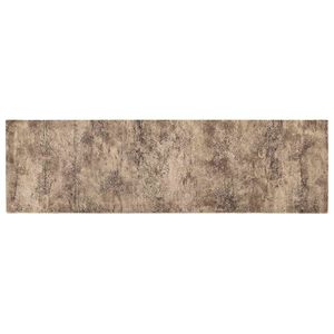 vidaXL Kuchyňsk&yacute; koberec Hněd&yacute; beton 150 x 45 cm 100% polyamid