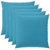 vidaXL Povlak na pol&scaron;t&aacute;ř 6 pcs HEERLEN Světle modr&aacute; 60 x 60 cm
