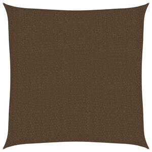 vidaXL St&iacute;n&iacute;c&iacute; plachta 160 g/m&sup2; hněd&aacute; 2,5 x 2,5 m HDPE