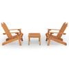 vidaXL 3d&iacute;ln&aacute; sada zahradn&iacute;ho n&aacute;bytku Adirondack masivn&iacute; ak&aacute;cie