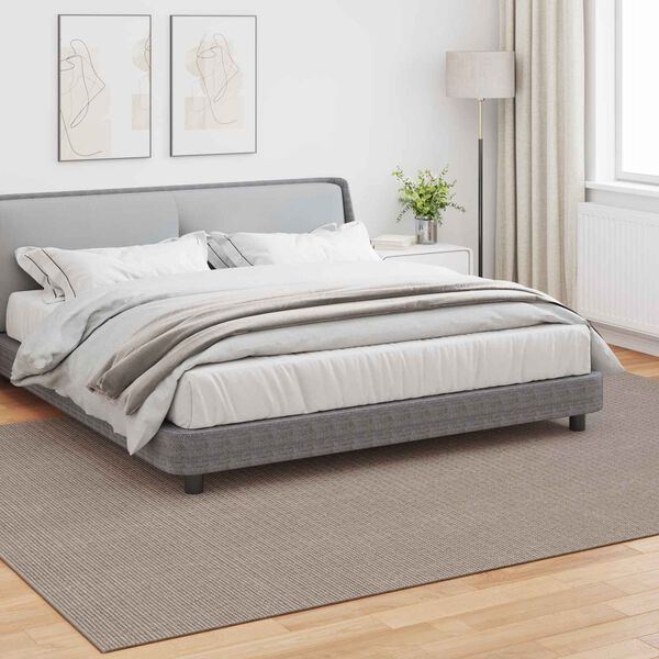 vidaXL Kusov&eacute; koberce Obd&eacute;ln&iacute;kov&yacute; LUGO Taupe 280 x 200 cm Polyester