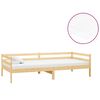 vidaXL V&aacute;lenda s matrac&iacute; 90 x 200 cm masivn&iacute; borov&eacute; dřevo