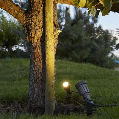 Luxform Zahradní bodová LED světla Dominika 2 ks černá LUX9522D.01