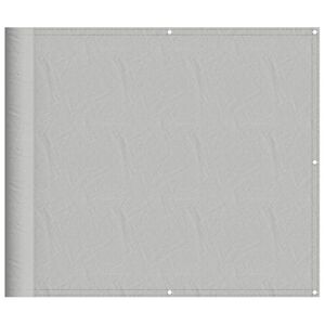 vidaXL Balkonov&aacute; z&aacute;stěna světle &scaron;ed&aacute; 90 x 700 cm 100% polyester oxford