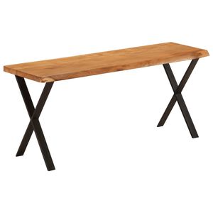 vidaXL Lavice s živou hranou 105 cm masivn&iacute; ak&aacute;ciov&eacute; dřevo