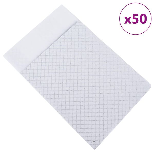 vidaXL Tréninková podložka pro mazlíčky Jednobarevný 50 pcs 90 x 60 cm