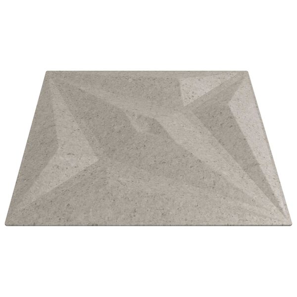 vidaXL N&aacute;stěnn&eacute; panely 12 pcs Hvězdov&yacute; beton 50 x 50 cm XPS pěna