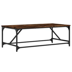 vidaXL Konferenčn&iacute; stolek kouřov&yacute; dub 100x50x35 cm kompozitn&iacute; dřevo
