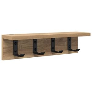 vidaXL N&aacute;stěnn&yacute; vě&scaron;&aacute;k na kab&aacute;ty N&aacute;stěnn&aacute; mont&aacute;ž Artisanov&yacute; dub