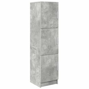 vidaXL Vysok&yacute; bufet Betonově &scaron;ed&aacute; 31.5 x 32 x 122.5 cm
